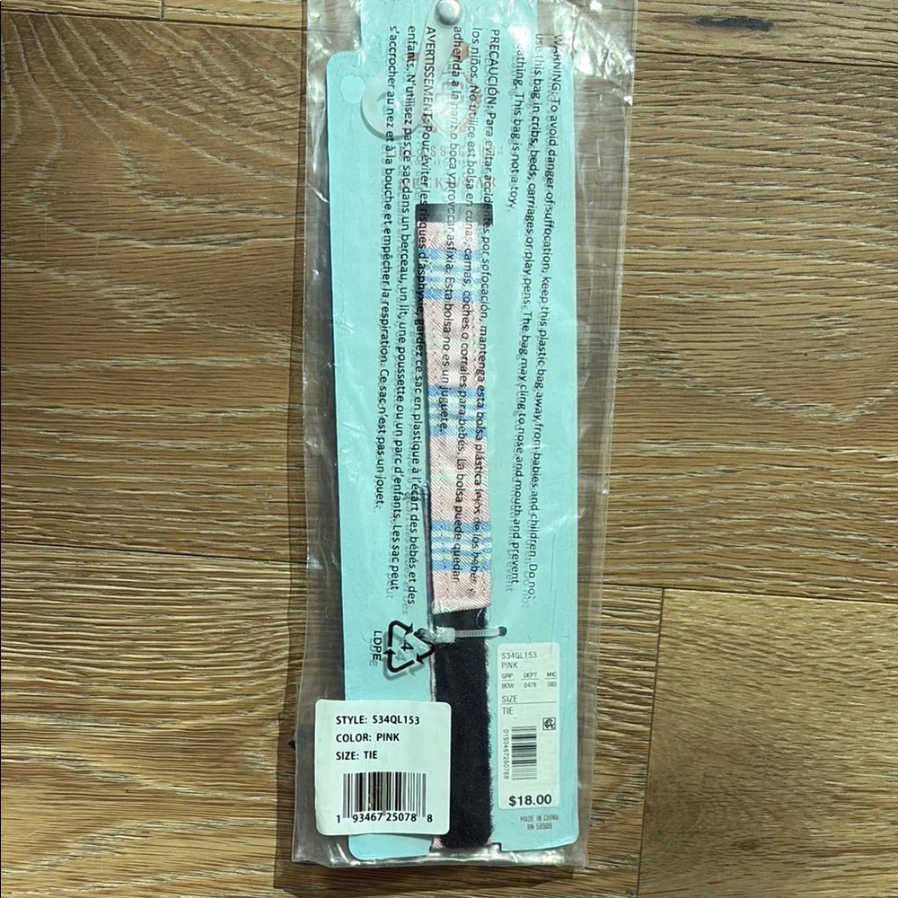 Class Club Kids Pink and Blue Bow Tie NWT